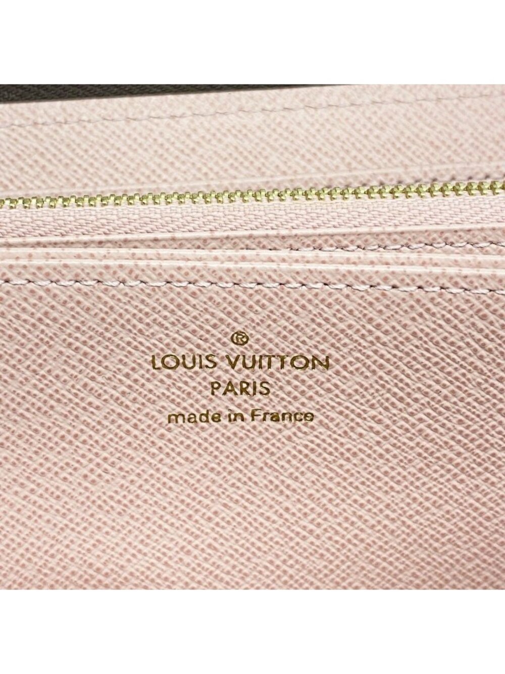 ★SOLD★ Louis Vuitton Wallet Monogram Dog Motif Zippy Brown Rose Velours - Picture 4 of 6
